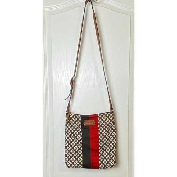 KATE SPADE New York Classic Spade Chocolate Victoria Crossbody Purse Adjustable - Picture 2 of 9
